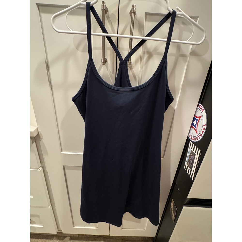 Navy Blue Racerback Athletic Dress Women Mini Tennis Golf Activewear T-Back‎